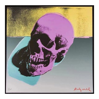 1986 Carnegie Museum of Art After Andy Warhol "Skull" Lithograph For Sale