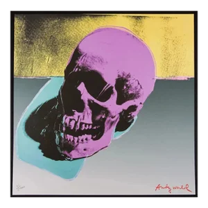 1986 Carnegie Museum of Art After Andy Warhol "Skull" Lithograph