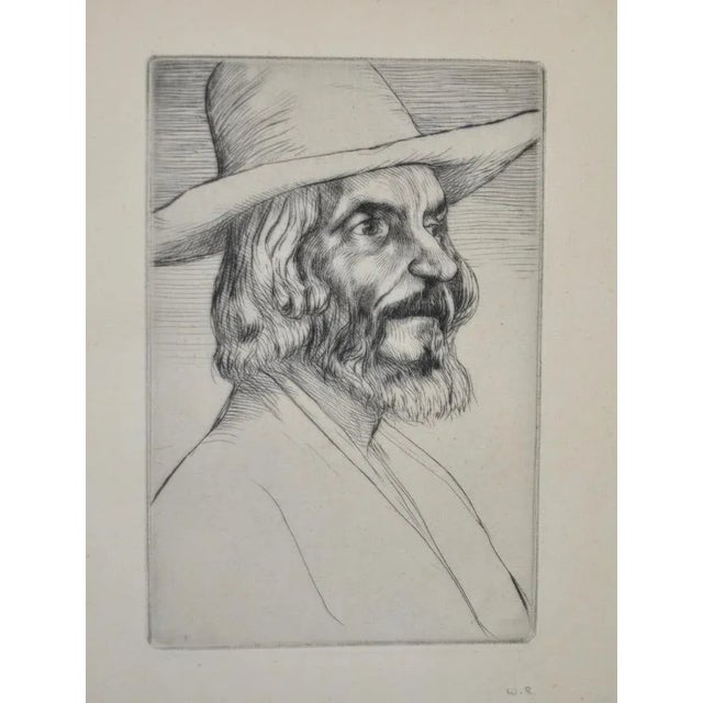 Early Arts & Crafts Etching by Noted Artist William Strang (1859-1921) For Sale - Image 4 of 4