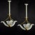 Gold Liberty Pendants by Ercole Barovier, 1940s, Set of 2 For Sale - Image 8 of 18