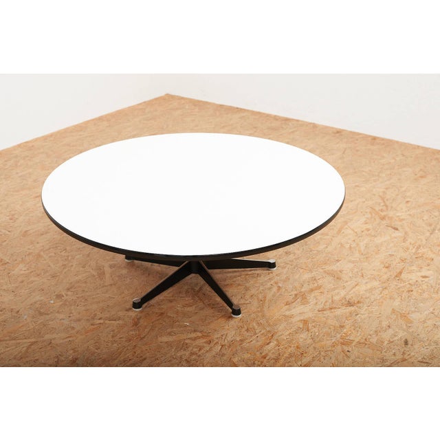 Metal Vintage Coffee Table in Polished Cast Aluminum by Ray and Charles Eames for Vitra, 1958 For Sale - Image 7 of 12