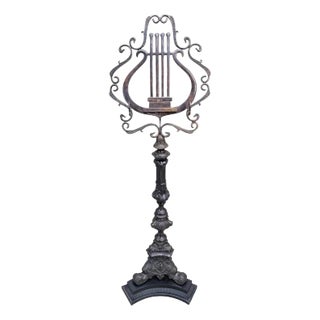 Vintage Gothic Style Lectern/Music Stand Attributed to Maitland Smith For Sale