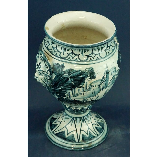 Vintage Italian Ceramic Vase by Bartolomeo Rossi & Sons for Cas Savona, 1930s For Sale - Image 11 of 18