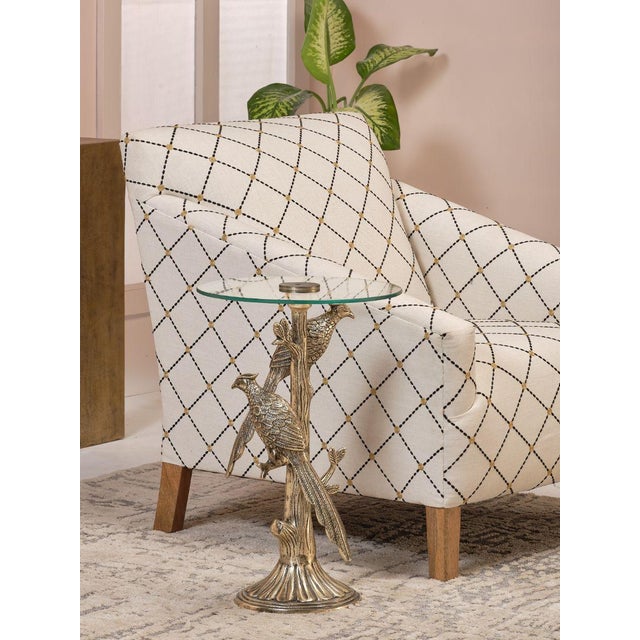 Crafted from Tempered Glass, it features a Contemporary finish that adds warmth and character to any room. Measuring 16 x...
