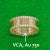 Metal Van Cleef & Arpels Vca 18k Rose Gold Perlée Band Ring Size 5.5 For Sale - Image 7 of 11
