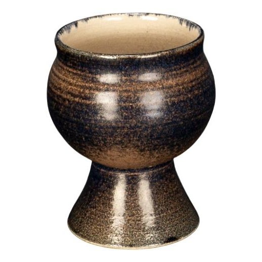 Blue Handmade Naive Clay Mug from Studio LD, Germany, 1960s For Sale - Image 8 of 8