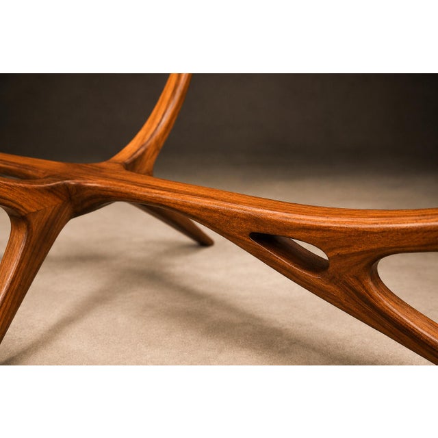 Wood Giuseppe Scapinelli Sculptural Wooden Coffee Table, Brazil, 1950s For Sale - Image 7 of 18