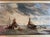 Traditional Antique Seascape Oil Painting With Lemon Gold Frame For Sale - Image 3 of 13