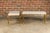 Gold Midcentury French Gilt Metal Benches with Cabriole Legs and Upholstery, a Pair For Sale - Image 8 of 12