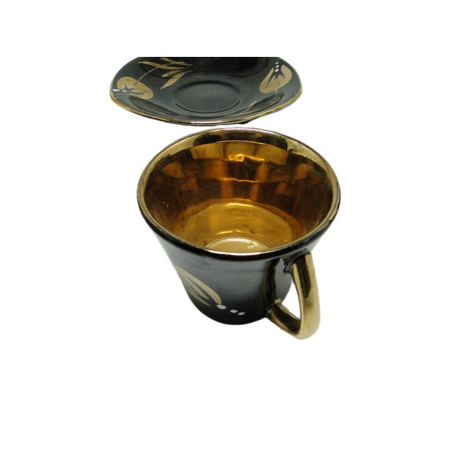 Black 19th Century Eclectic Cup, Poland, 1970s For Sale - Image 8 of 10