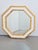 Vintage Octagonal Wall Mirror in Bamboo, Italy, 1960s For Sale - Image 4 of 6