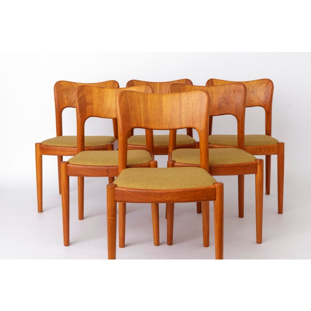 Mid-Century Danish Ole Dining Chairs in Teak by Niels Koefoed for Koefoeds Hornslet, 1970s, Set of 6 For Sale - Image 12 of 12