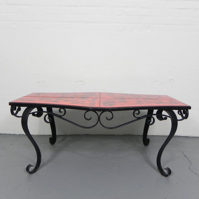 Vintage Coffee Table with Tiles and Steel Frame, 1960s For Sale - Image 12 of 18