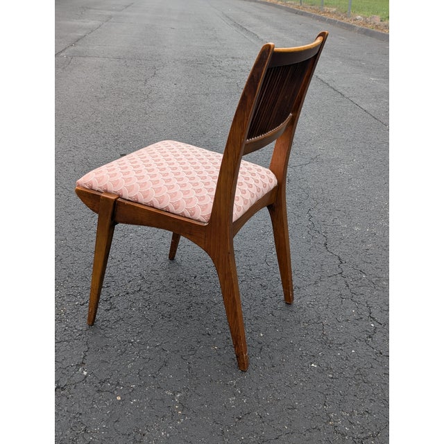 1950s Attributed Drexel Dining Chairs John Van Koert Dateline Collection Set of 4 For Sale - Image 13 of 16