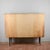 Brown Herringbone Veneered Sideboard with Bar Drop-Down Door For Sale - Image 8 of 9