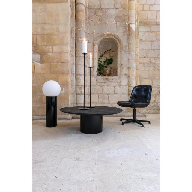 Primitive Gipsy 80 Low Basse Wood Top Table by Laurence Du Tilly For Sale - Image 11 of 15