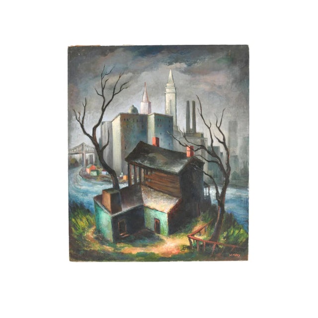 1940s Landscape Painting For Sale - Image 9 of 9
