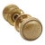 Traditional Cast Brass 2 In. Beaded Door Knobs For Sale