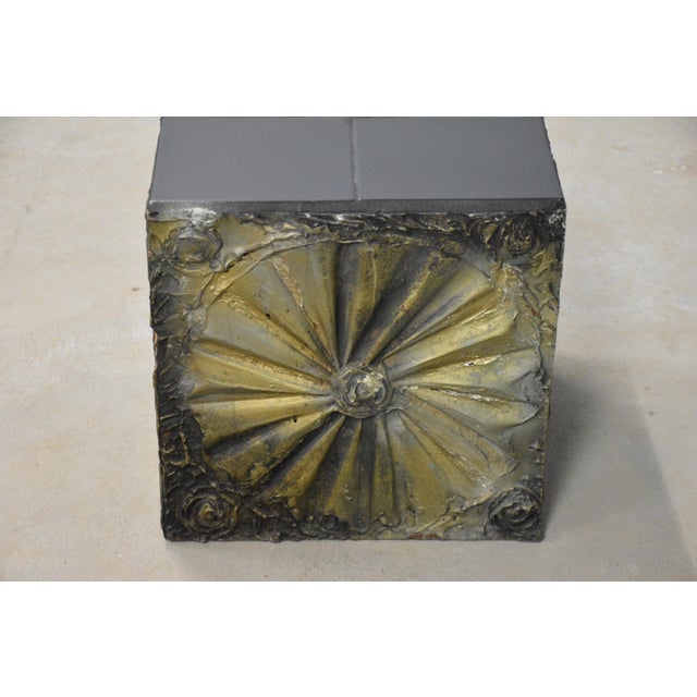 Wood Adrian Pearsall Brutalist Square End Table For Sale - Image 7 of 9