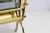 Gold Glass and Brass Magazine Rack, 1960s For Sale - Image 8 of 13