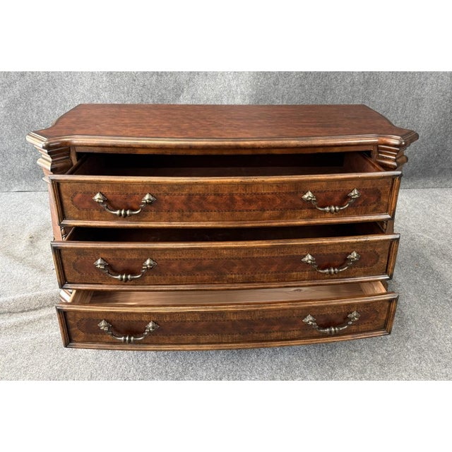 Michael Amini Windsor Court Three Drawer Low Dresser For Sale In Raleigh - Image 6 of 16
