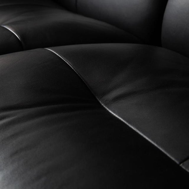 Arion 2-Seater Sofa in Black Leather from Stressless For Sale - Image 9 of 15