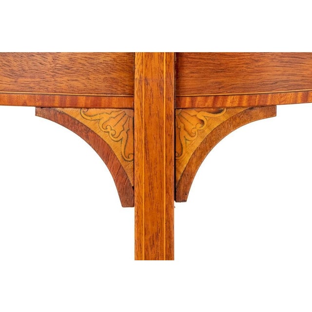 Sheraton Occasional Table in Mahogany Inlay, 1890s For Sale - Image 5 of 7