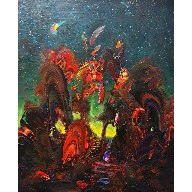 Early 21st Century Franciszek Ledochowski, The Strange World, Acrylic on Canvas, 2024 For Sale - Image 5 of 5