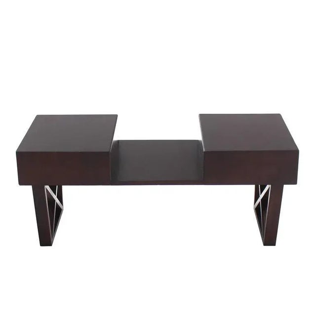 Vintage Mid Century Entry Coffee Table For Sale - Image 6 of 9