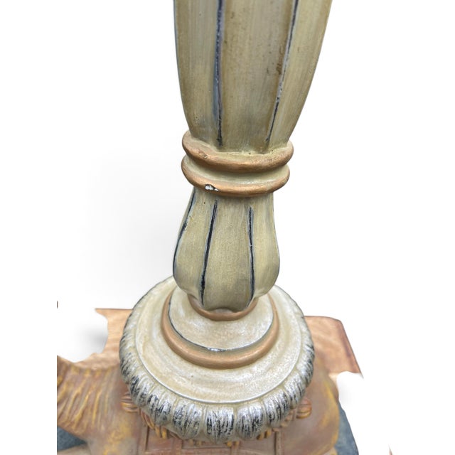Tan Vintage Moorish Style Ceramic Camel Lamp For Sale - Image 8 of 11