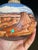Handmade and Handpainted Pottery Ornament With Grand Canyon Landscape For Sale - Image 9 of 12
