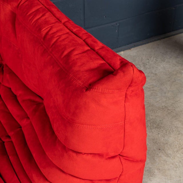Red Togo Corner Sofa by Michel Ducaroy for Ligne Roset, France, 1973 For Sale - Image 14 of 18