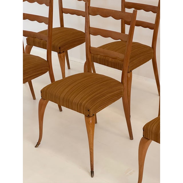 Dining Chairs in the style of Buffa, 1950s, Set of 6 For Sale - Image 17 of 18