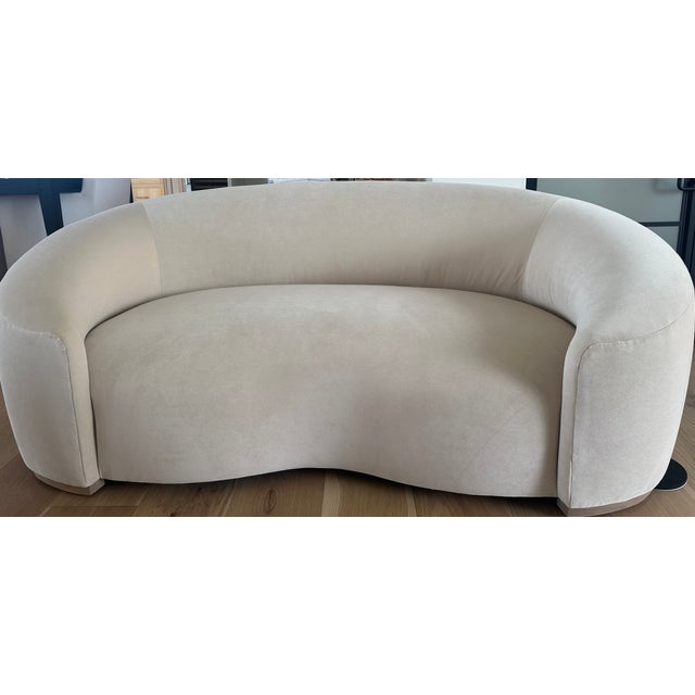 The Chelsea Sofa imbues your space with softness and warmth. Upholstered in a lush performance velvet that feels soft to...