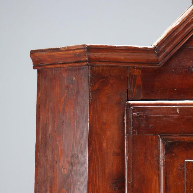 Umbertino Corner Cabinet in Fir and Poplar For Sale - Image 5 of 10