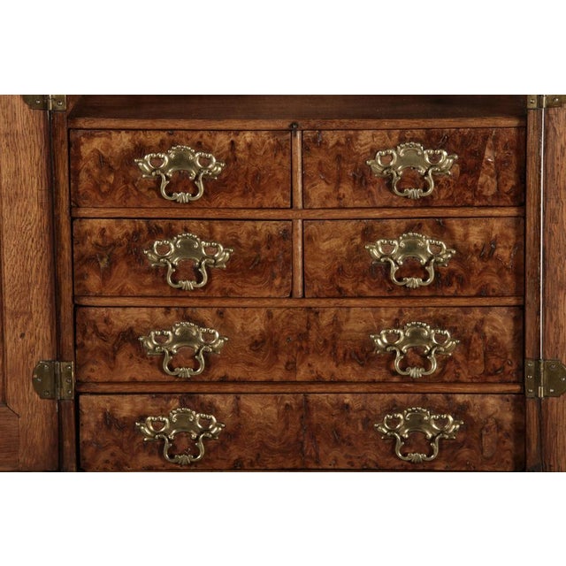 Mid 18th Century Antique Baroque Cabinet in Oak, 1750 For Sale - Image 5 of 18