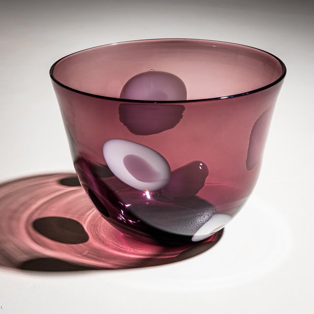 Glass Glass Vase by Des Pots, Netherlands, Early 21st Century For Sale - Image 7 of 9
