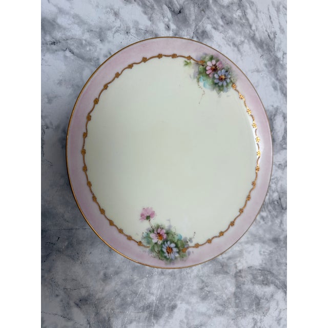 Vintage Collection of French Floral Dessert Dishes - Set of Five For Sale - Image 9 of 12