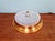 1930s Art Deco Ceiling Light in Copper and Frosted Glass, 1930s For Sale - Image 5 of 18