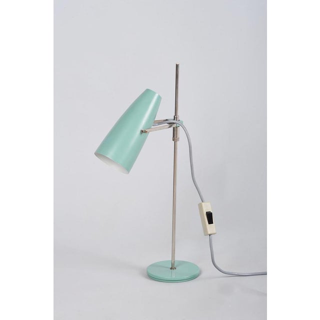 Designer: Josef Hůrka Maker: Napako This original table lamp originates from the 1950s, stylistically belongs to the Mid-...