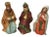 Brown Vintage Ceramic Nativity Set of Eleven For Sale - Image 8 of 10