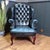 Chesterfield Barrelback Blue Club Chair, 1970s For Sale - Image 18 of 18