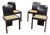Vintage Italian Desk Chairs by Pierluigi Molinari by Pozzi, 1970s, Set of 4 For Sale