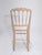 Whitewashed beech wood Ivory bouclé fabric seat