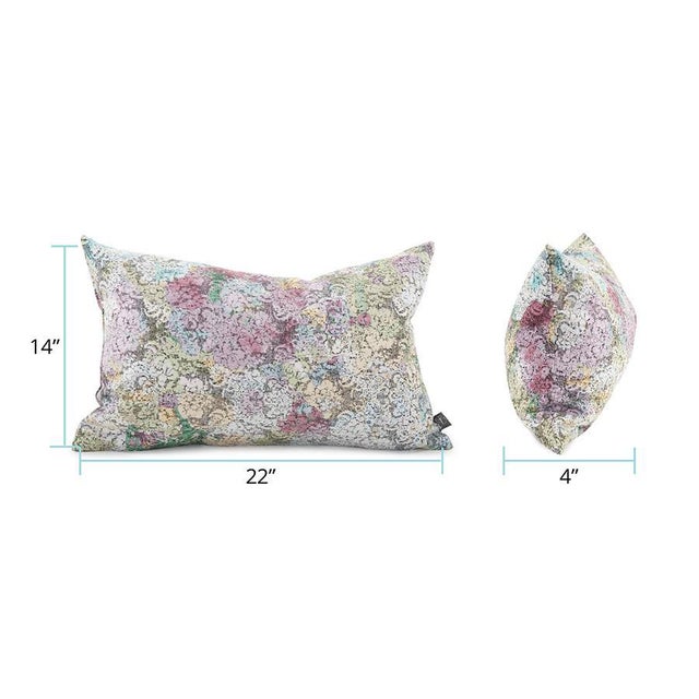 Pillow 14 x 22 Stanton Blush Lumbar - Down Alternative Insert For Sale In Chicago - Image 6 of 8