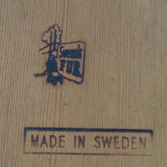 Set of Pine Side Chairs by Carl Malmsten for Svensk Fur, 1950s For Sale - Image 13 of 14