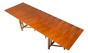 Iconic Super Expanding Table in the Style of the 'Maria Flap' by Bruno Mathsson, European Walnut, Yugoslavia, C. 1960s​