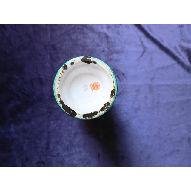 Antique Victorian Victoria Carlsbad Austria Portrait Vase, Victorian Art Nouveau Hand Painted Porcelain Urn, G M Asmann the Secret For Sale - Image 12 of 13