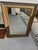 Black Mirror by Windsor Antique Gold Leaf Motif With Black Border For Sale - Image 8 of 10