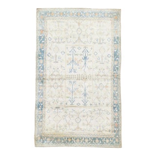 Galerie Shabab Collection Mid-20th Century Indian Cotton Agra Accent Rug For Sale
